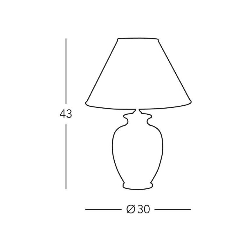 Kolarz 0014.73 - Stolná lampa GIARDINO 1xE27/100W/230V