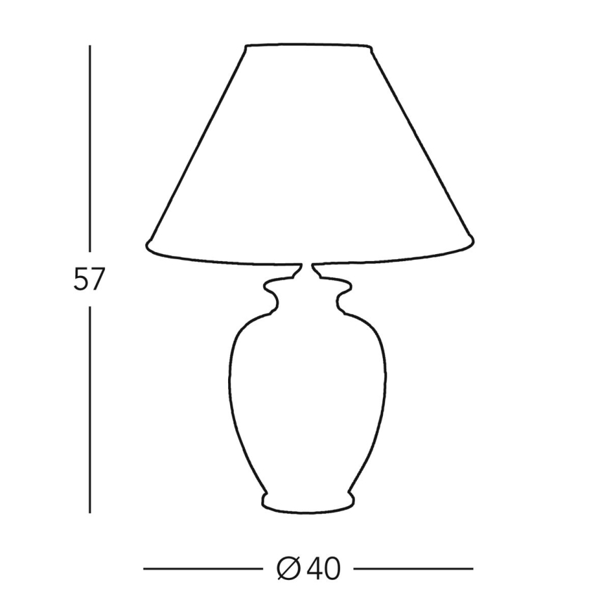 Kolarz 0014.74.4 - Stolná lampa GIARDINO 1xE27/100W/230V béžová