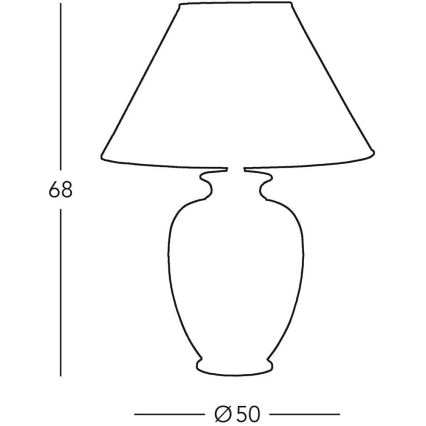 Kolarz 0014.75 - Stolná lampa GIARDINO 1xE27/100W/230V