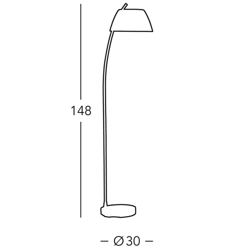 Kolarz 0051.41.6 - Stojacia lampa MALMÖ 1xE27/60W/230V