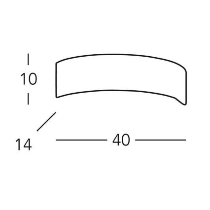 Kolarz 0291.61 - Nástenné svietidlo ARCO 1xG9/48W/230V