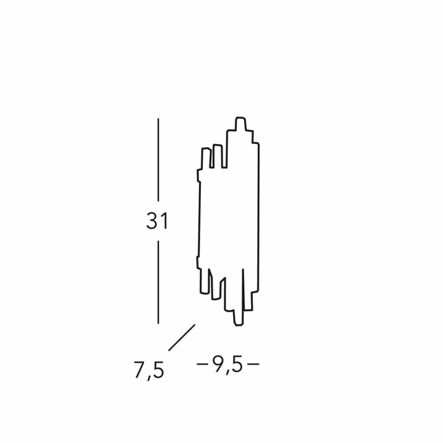 Kolarz 0342.62S.5 - Nástenné svietidlo ONTARIO 2xE14/40W/230V 31 cm lesklý chróm