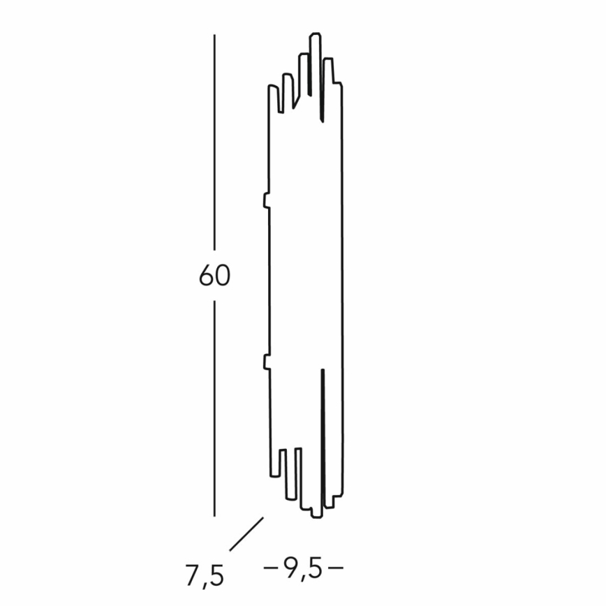 Kolarz 0342.63.3 - Nástenné svietidlo ONTARIO 3xE14/40W/230V 60 cm 24K zlatý