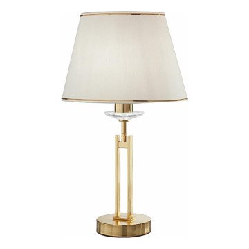 Kolarz 330.71.8C - Krištáľová stolná lampa IMPERIAL 1xE27/60W/230V zlatá/béžová