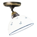 Kolarz 731.10.16 - Prisadený luster NONNA 1xE27/75W/230V pr. 20 cm modrá