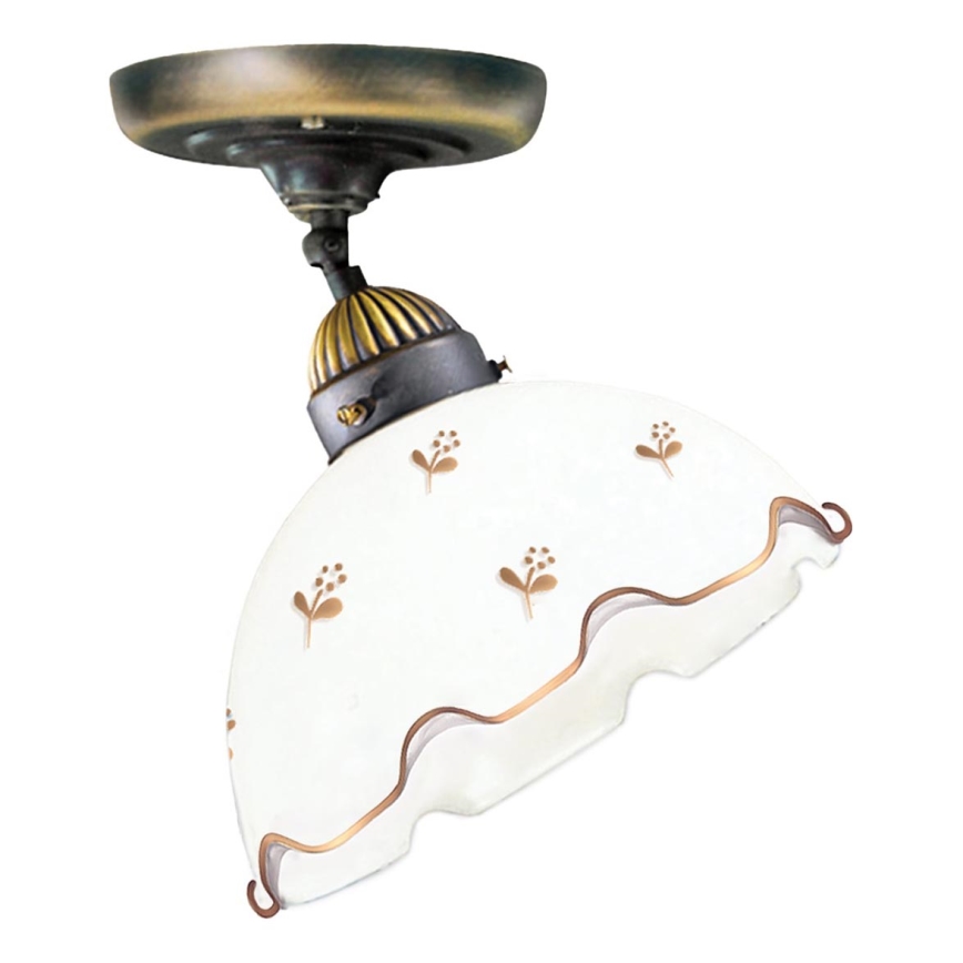 Kolarz 731.10.160 - Prisadené stropné svietidlo NONNA 1xE27/75W/230V, priemer 20 cm, kvetinový dizajn, ružové zlato