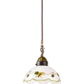 Kolarz 731.30.110 - Závesný luster NONNA na lanku 1xE27/75W/230V pr. 20 cm víno