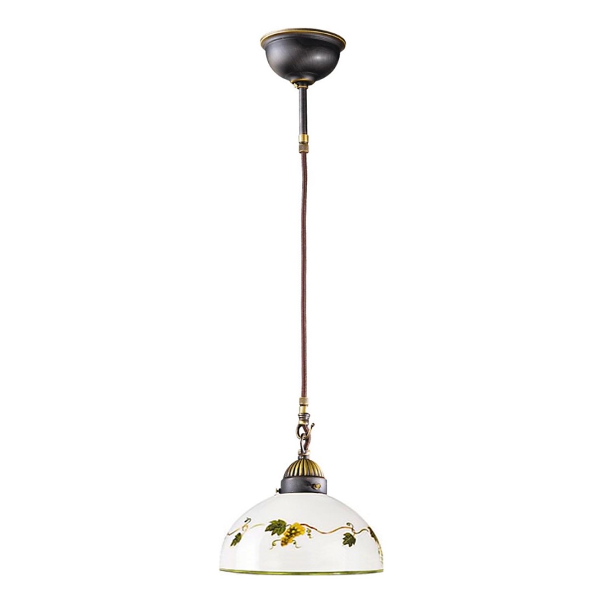 Kolarz 731.30.137 - Luster na lanku NONNA 1xE27/75W/230V pr. 30 cm víno