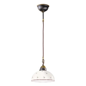 Kolarz 731.30.27 - Luster na lanku NONNA 1xE27/75W/230V pr. 30 cm zelená