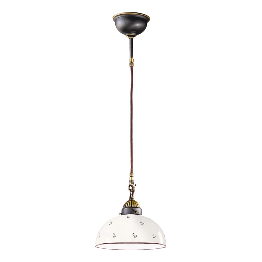 Kolarz 731.30.27 - Luster na lanku NONNA 1xE27/75W/230V pr. 30 cm zelená