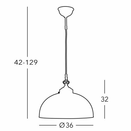 Kolarz 731.32.102 - Luster na lanku NONNA 1xE27/75W/230V pr. 36 cm jelene zelená