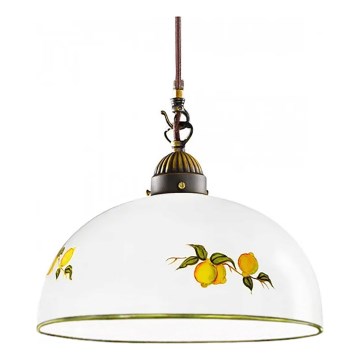 Kolarz 731.32.138 - Luster na lanku NONNA 1xE27/75W/230V pr. 36 cm citróny