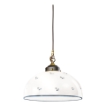 Kolarz 731.32.19 - Luster na lanku NONNA 1xE27/75W/230V pr. 36 cm modrá