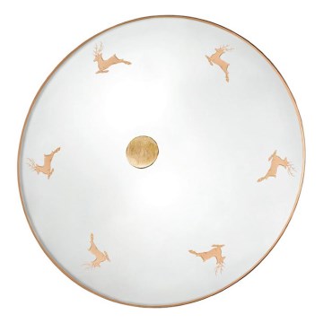 Kolarz 731.U12.4.150 - Nástenné svietidlo NONNA 2xE14/60W/230V, priemer 32 cm, jelení/ružové zlato