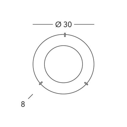 Kolarz A1306.11.5 - Stropné svietidlo MOON 1xE27/60W/230V