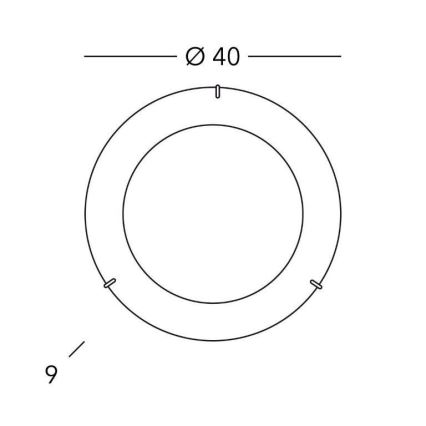 Kolarz A1306.12.3 - Stropné svietidlo MOON 2xE27/60W/230V