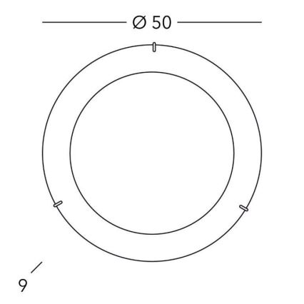 Kolarz A1306.13.3 - Stropné svietidlo MOON 3xE27/60W/230V