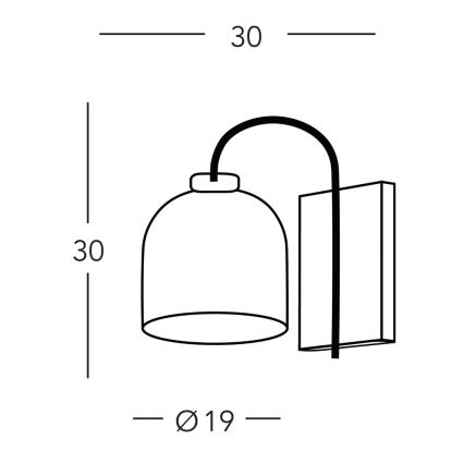 Kolarz A1352.61.G.100 - Nástenná lampa NONNA 1xE27/60W/230V jelene dub/biela/zelená