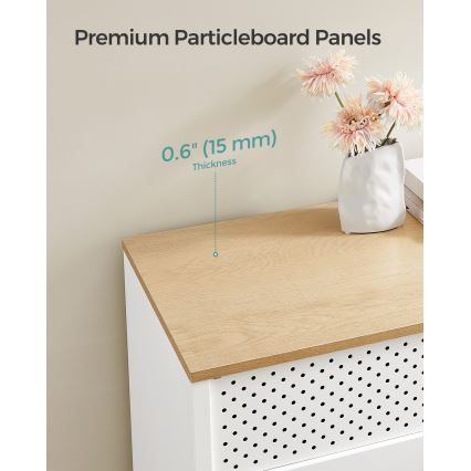 Komoda FIRA 80x40 cm biela/dub