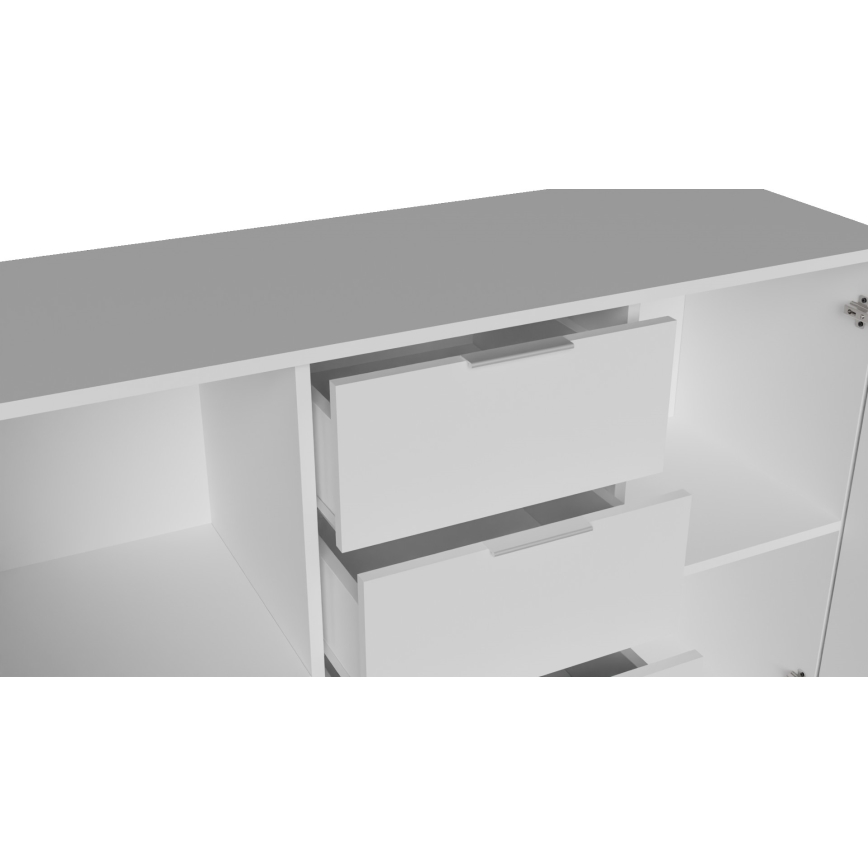 Komoda HOPE 120x78x35 cm biela