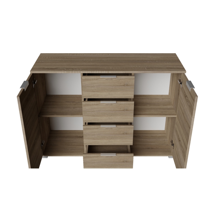 Komoda HOPE 120x78x35 dub sonoma