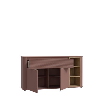 Komoda INAR hnedá/dub