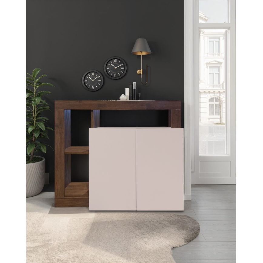 Komoda LENOR kašmír/dub