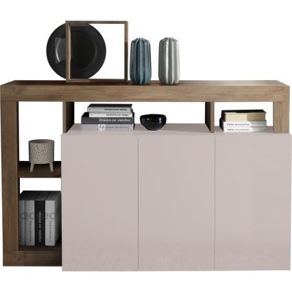 Komoda LENOR kašmír/dub