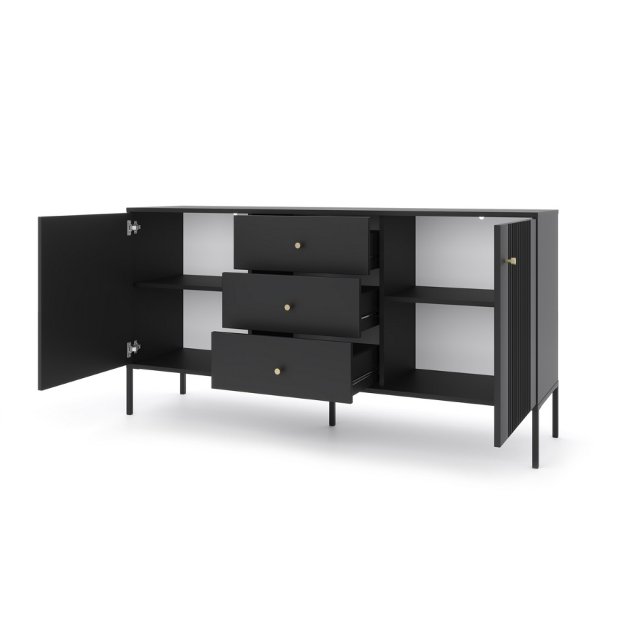 Komoda LUE čierna