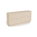 Komoda MADERA 160x75 cm biely dub