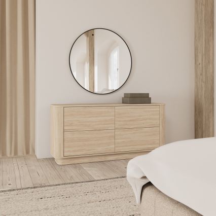 Komoda MADERA 160x75 cm biely dub