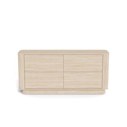 Komoda MADERA 160x75 cm biely dub