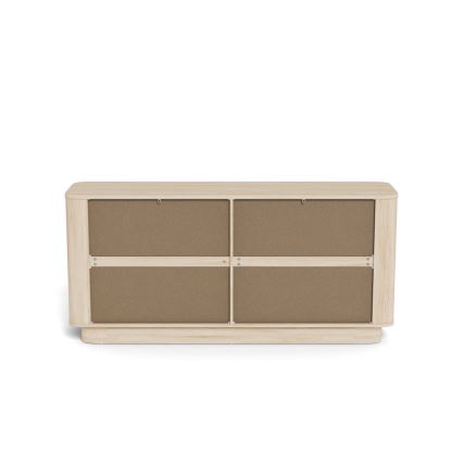 Komoda MADERA 160x75 cm biely dub