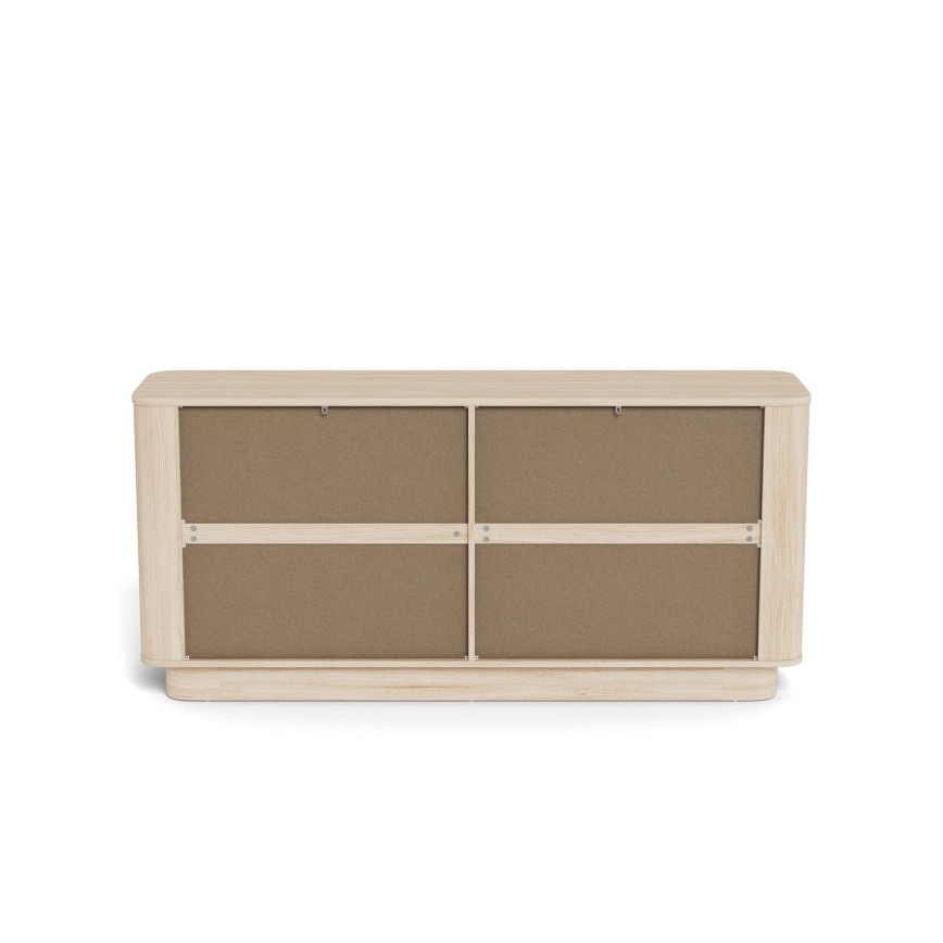 Komoda MADERA 160x75 cm biely dub