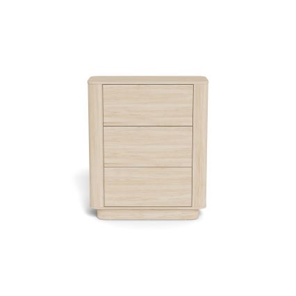 Komoda MADERA 90x107 cm biely dub
