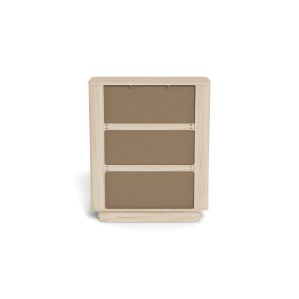 Komoda MADERA 90x107 cm biely dub