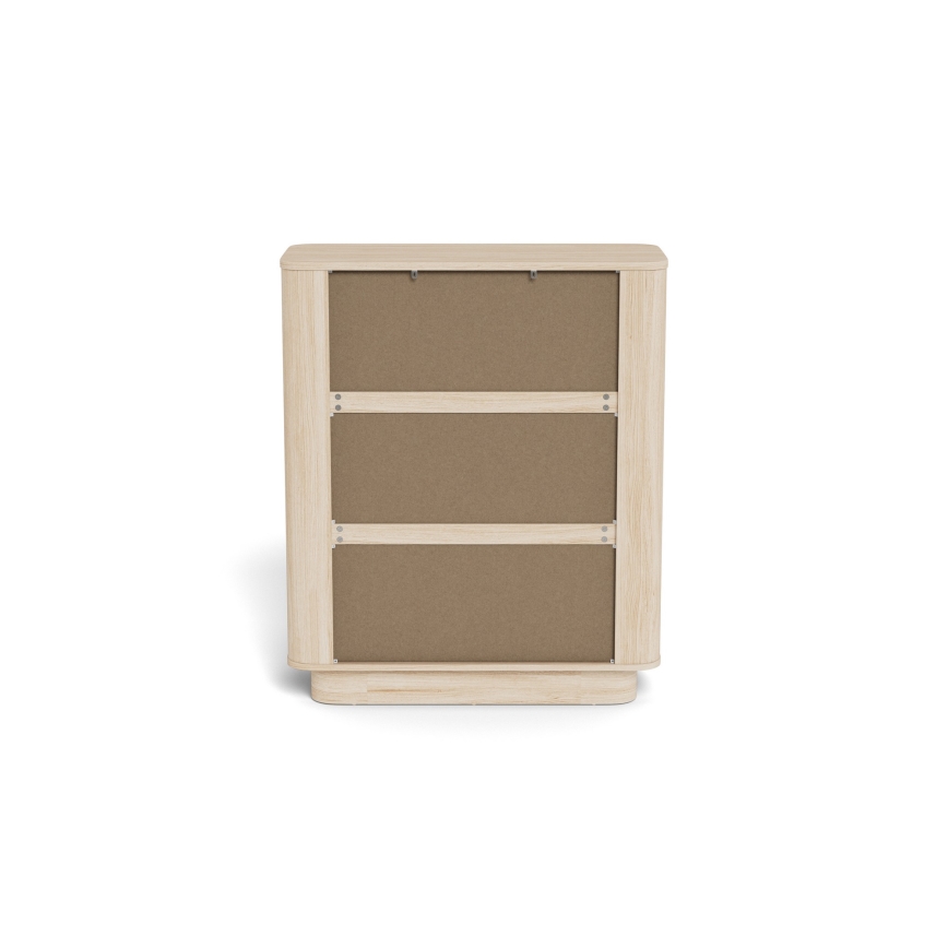 Komoda MADERA 90x107 cm biely dub