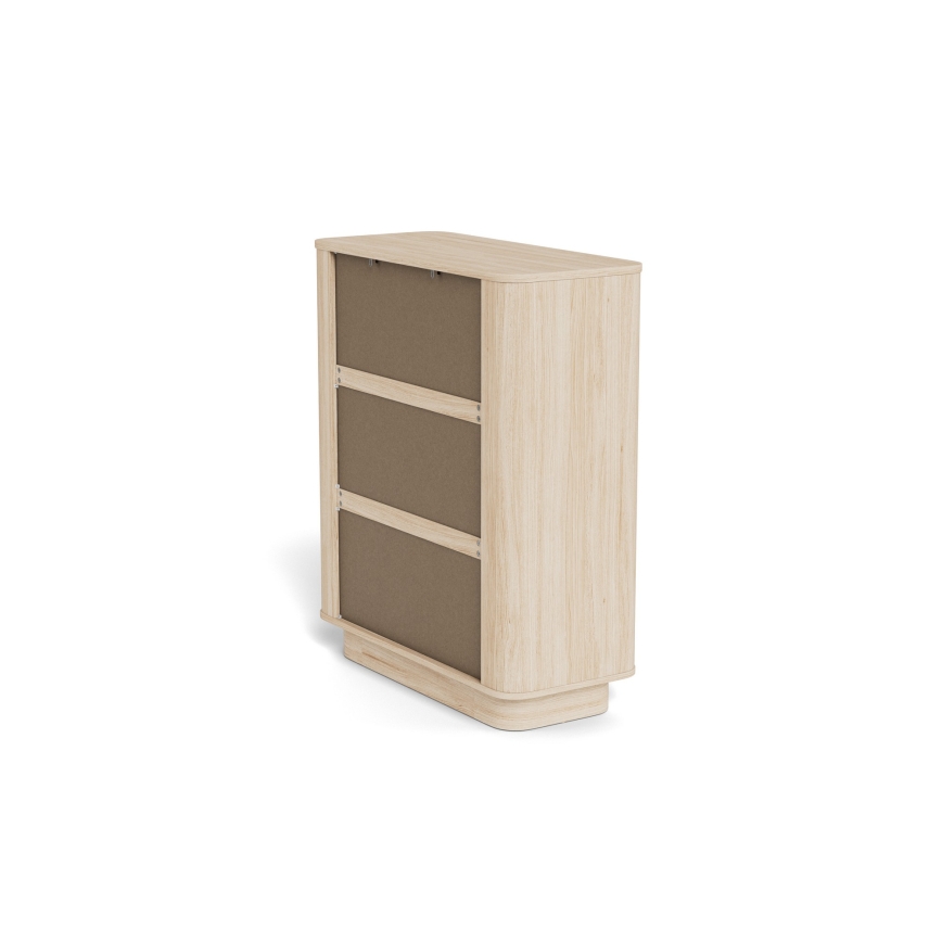 Komoda MADERA 90x107 cm biely dub