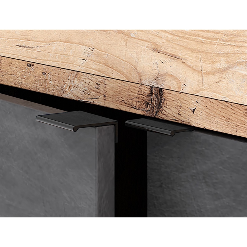 Komoda RUNEA svetlohnedá/antracit