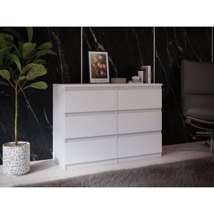 Komoda s zásuvkami MAO biela