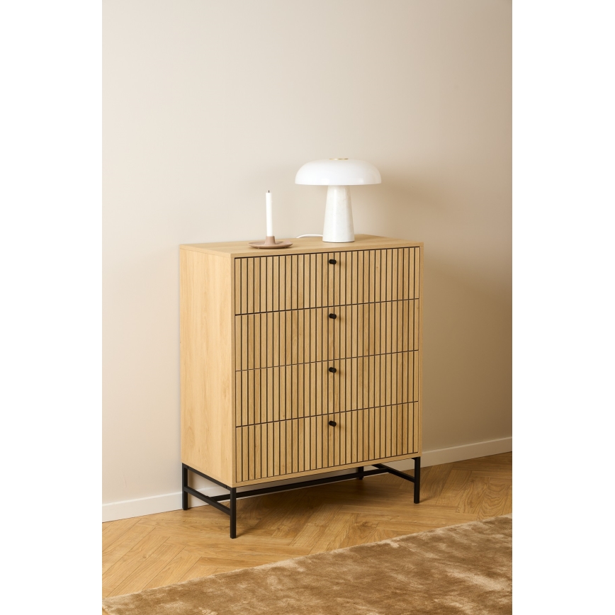 Komoda s zásuvkami OLIVIA dub