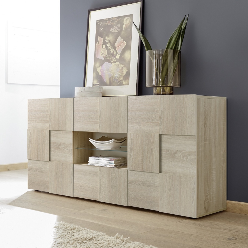 Komoda SERIAN v dekore dub Sonoma