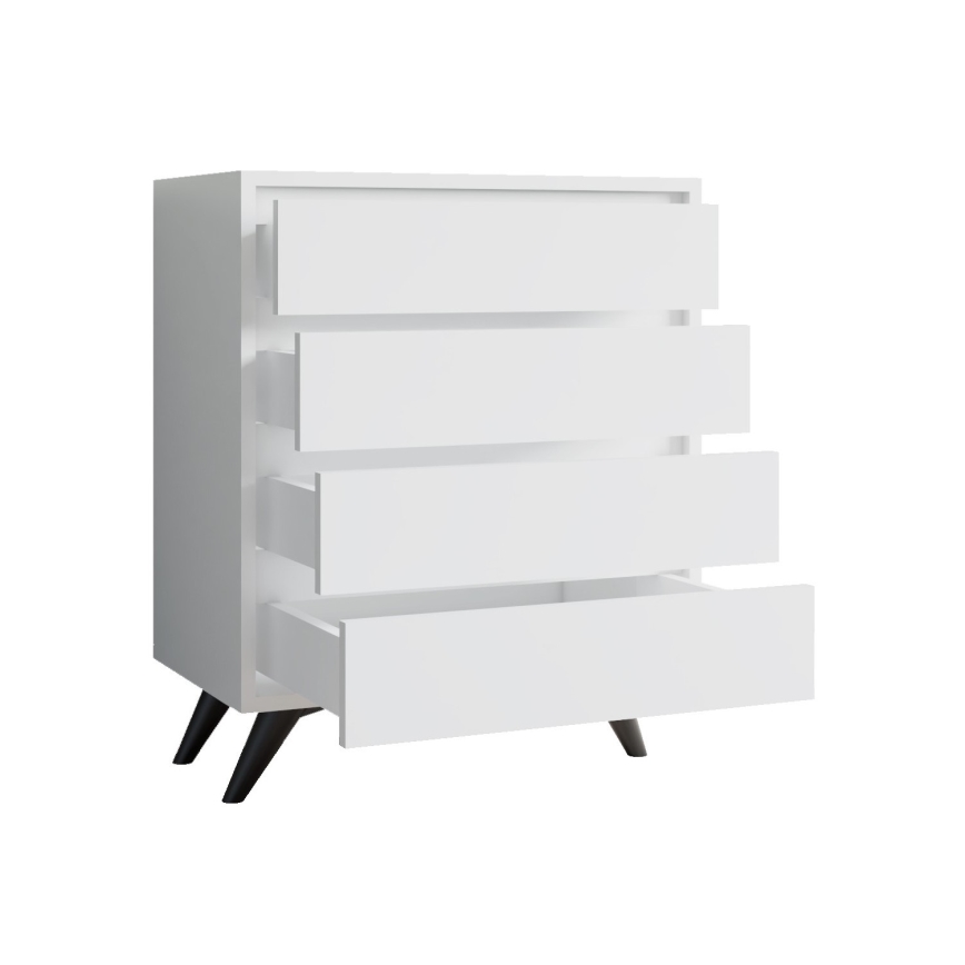 Komoda SUVERA 86x70 cm biela