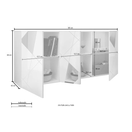 Komoda TAVRI antracit