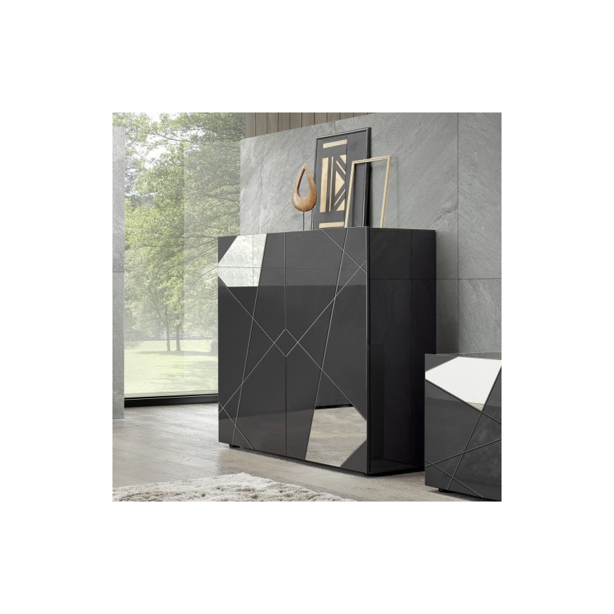 Komoda TAVRI antracitová