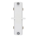 Konektor pre svietidlá v lištovom systéme CONNECTOR RS WHITE rovný typ