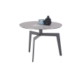 Konferenčný stolík BALANCE priemer 60 cm sivá/antracit