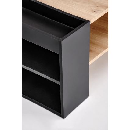 Konferenčný stolík BELA 100x42 cm dub artisan/antracit