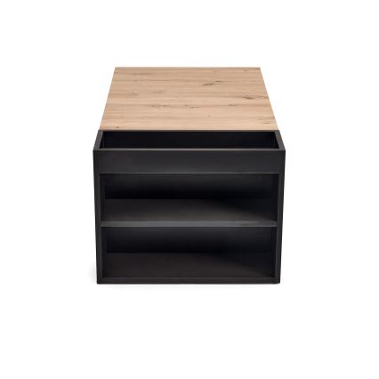 Konferenčný stolík BELA 100x42 cm dub artisan/antracit