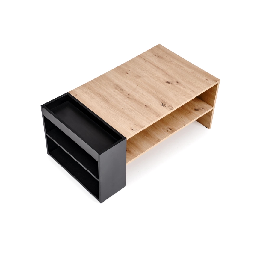 Konferenčný stolík BELA 100x42 cm dub artisan/antracit
